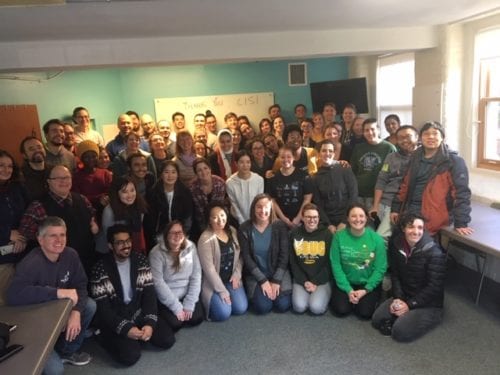 CIS Abroad staff volunteering at the International Language Institute