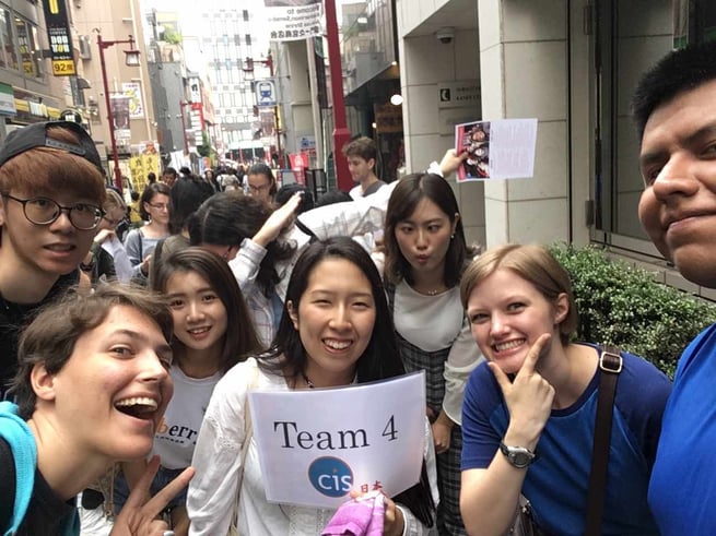 first day in tokyo SU18_Summer in Japan_Shaunessy (Shaun) Crozier_Luther College_scavenger hunt