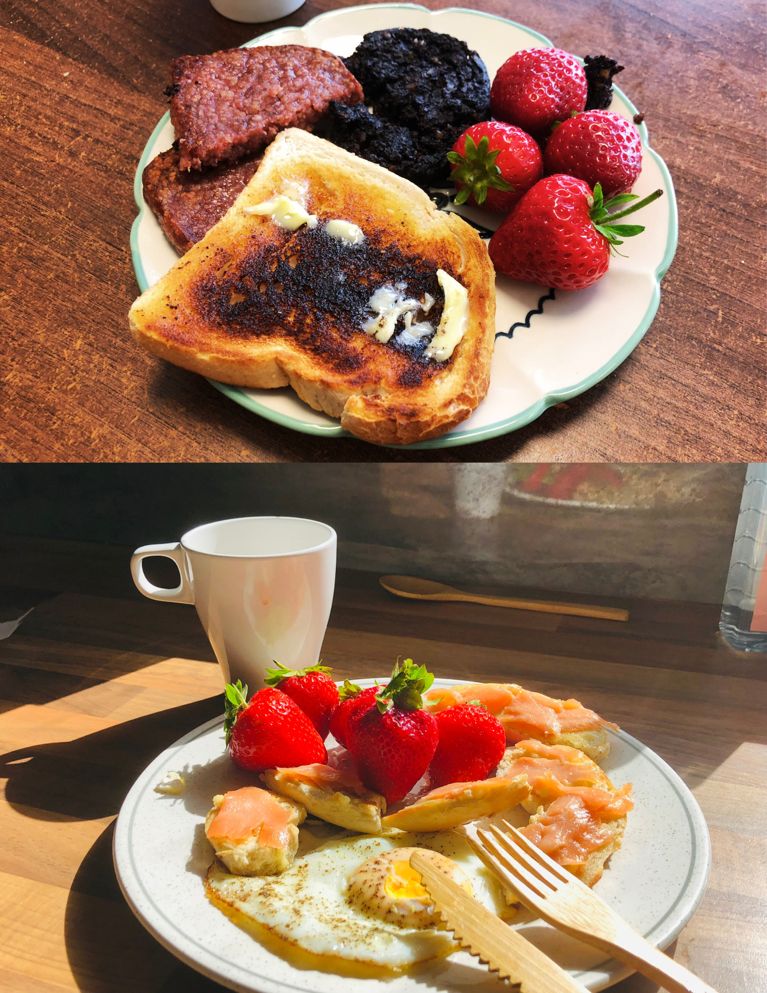 Roux Colacino - Combo View of Scottish Breakfasts