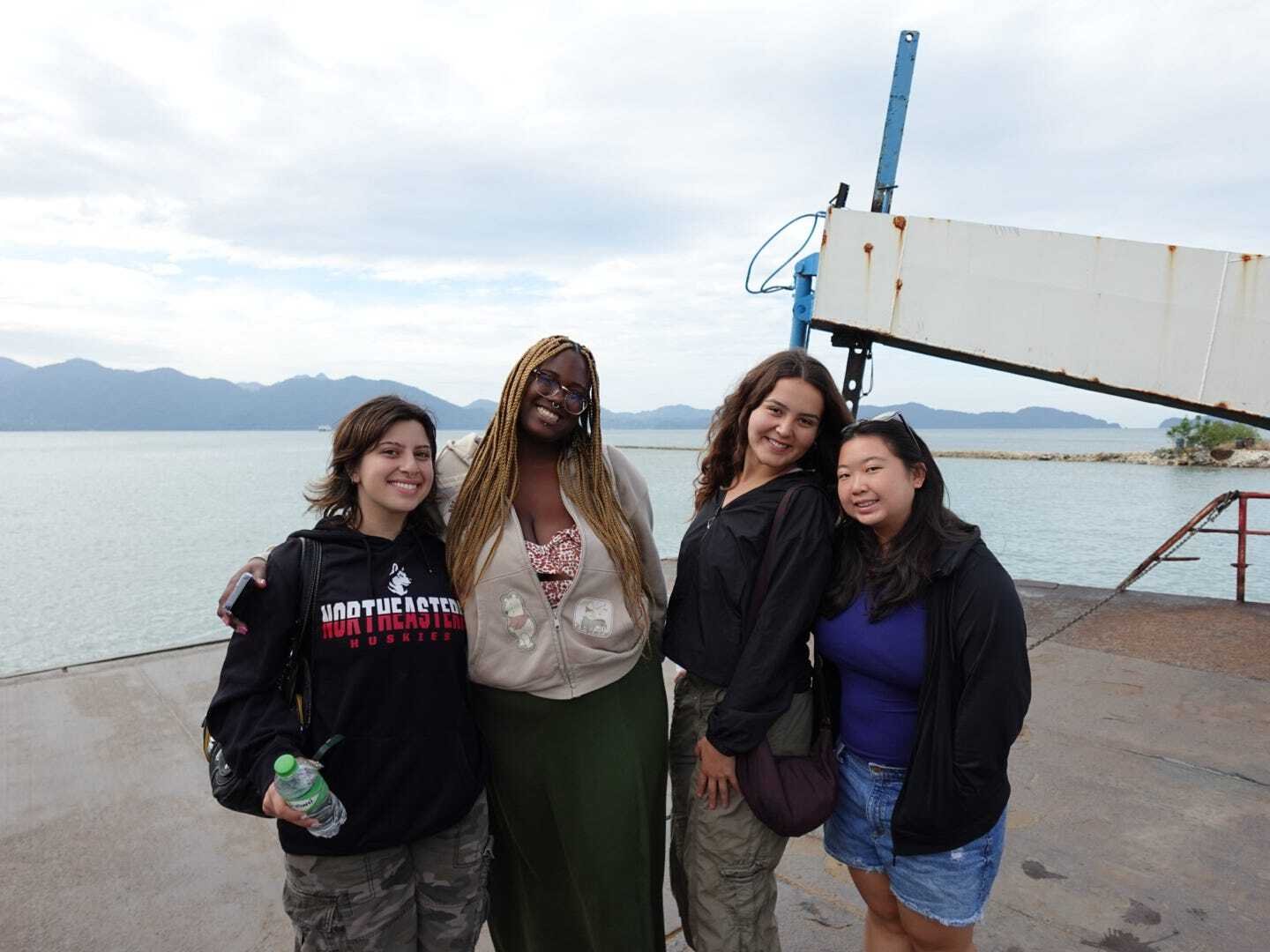 on the ferry to Koh Chang