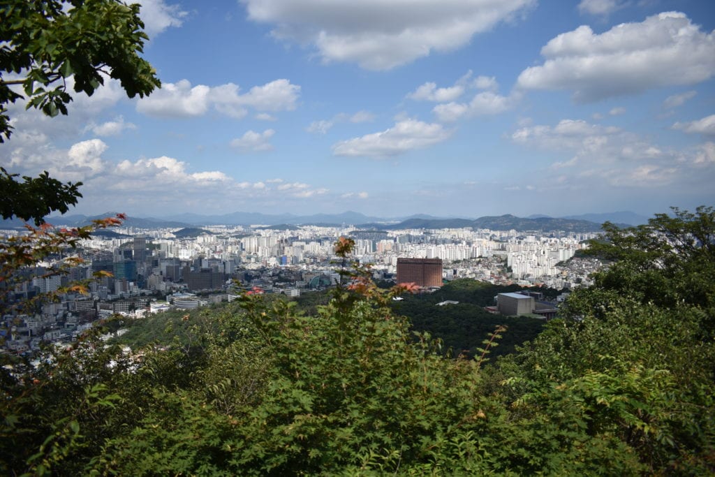 studying abroad in south korea, view of the city skyline